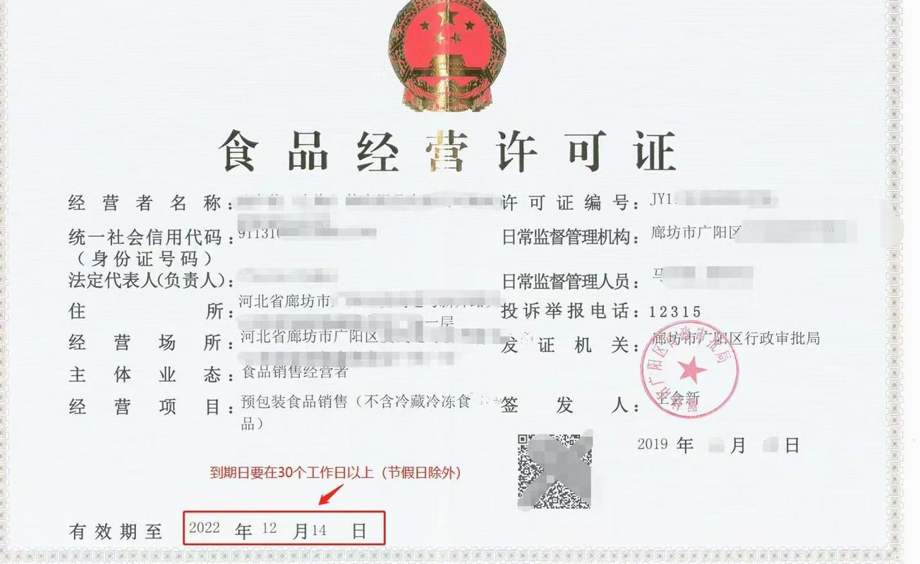 食品经营许可证快到期的可以直接延续了!